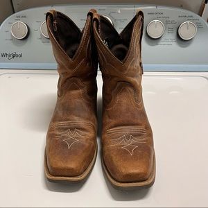 JUSTIN WOMEN'S CHELLIE WESTERN BOOTIES - SQUARE TOE